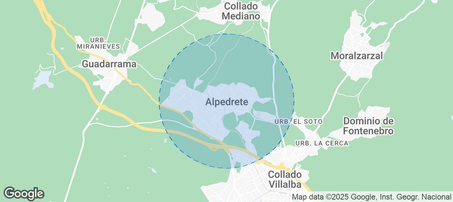 Alpedrete Airbnb map